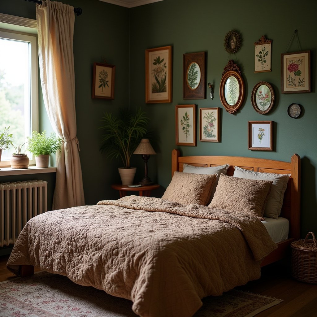 Dark Cottagecore Bedroom 15