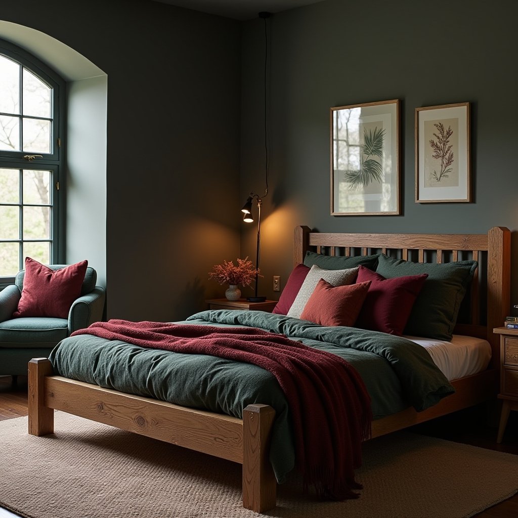 Dark Cottagecore Bedroom 16