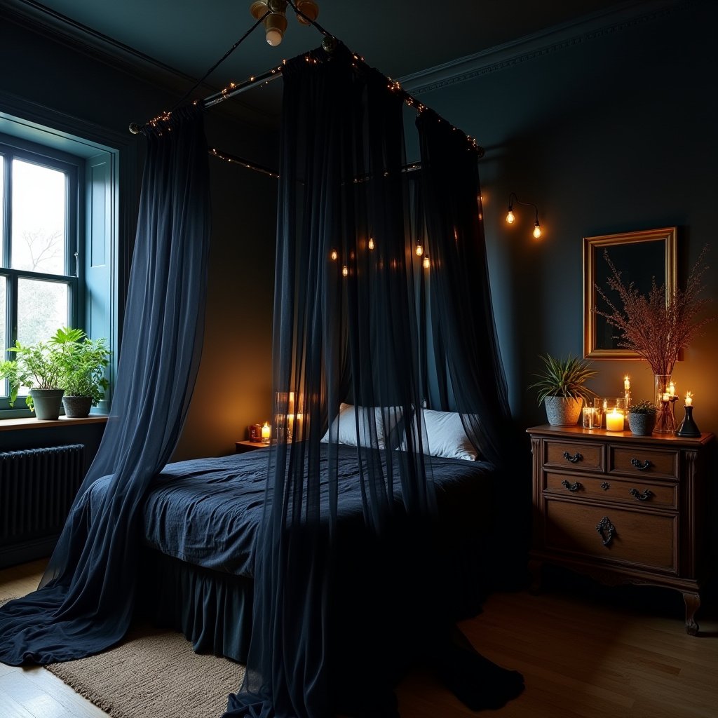 Dark Cottagecore Bedroom 17