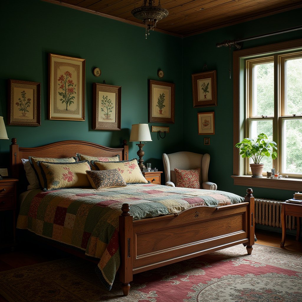 Dark Cottagecore Bedroom 18