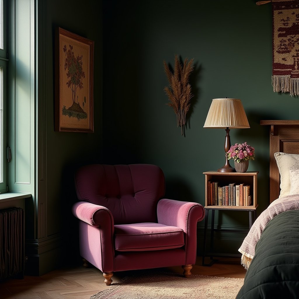 Dark Cottagecore Bedroom 4