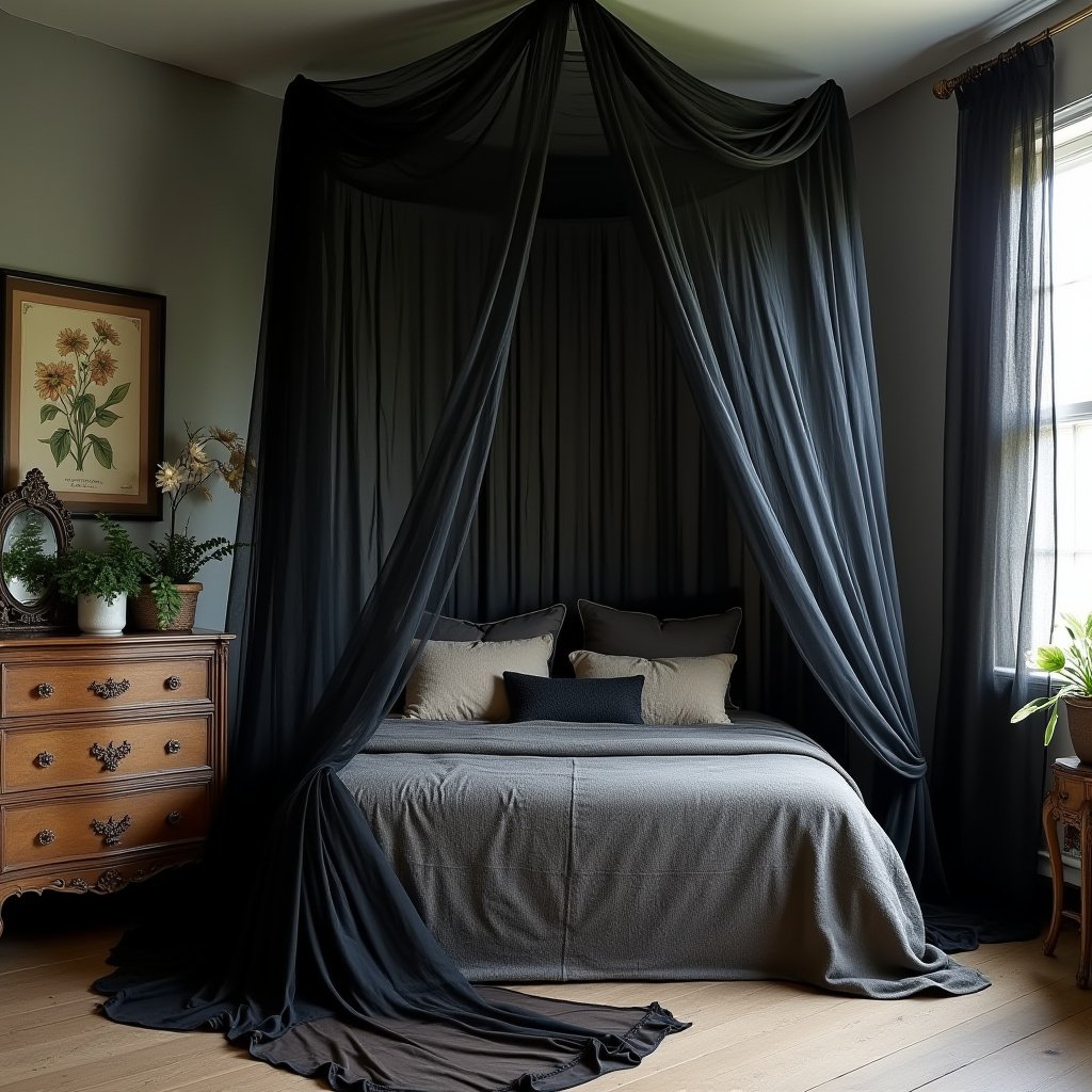Dark Cottagecore Bedroom 5