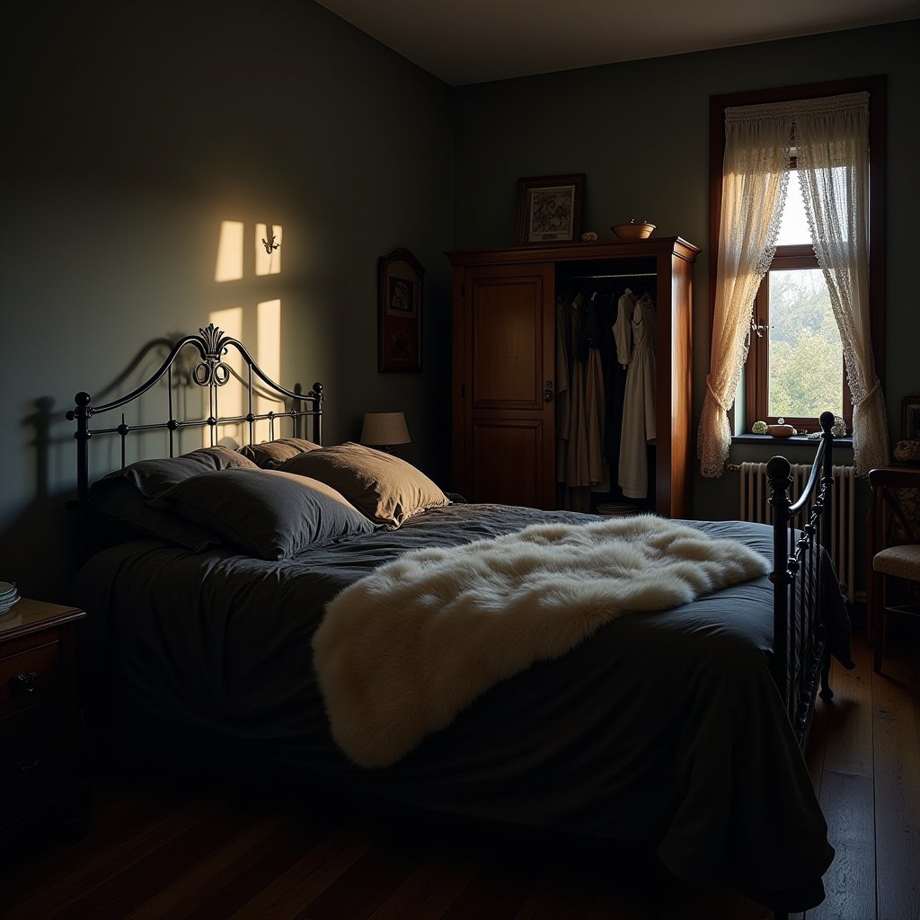 Dark Cottagecore Bedroom 9