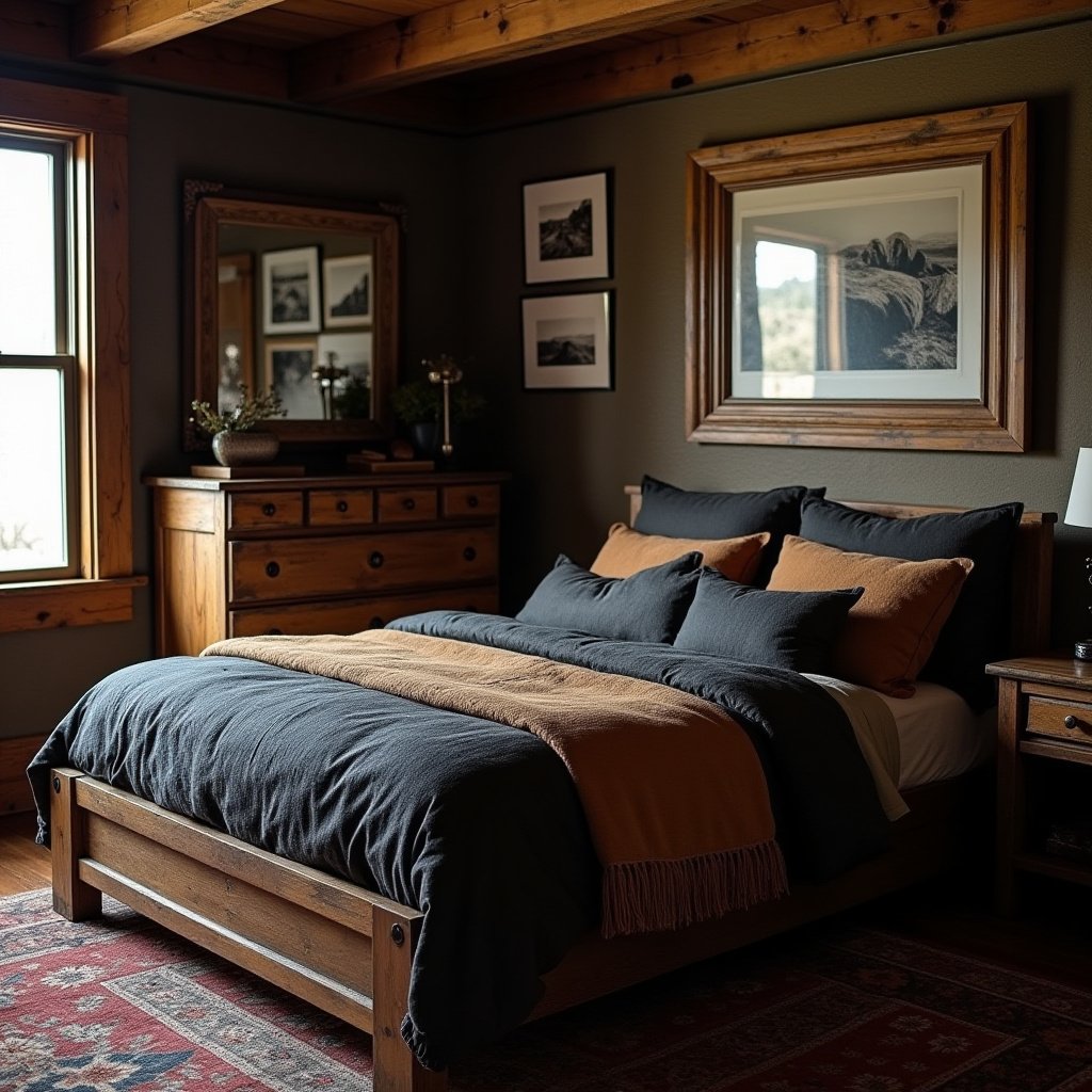 Dark Western Bedroom 17