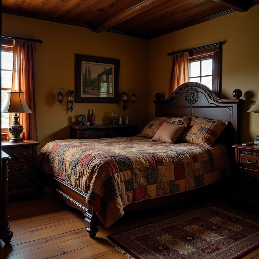 Dark Western Bedroom 20