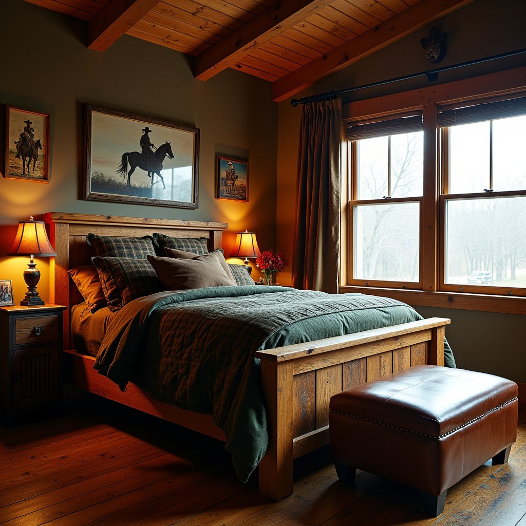 Dark Western Bedroom 5