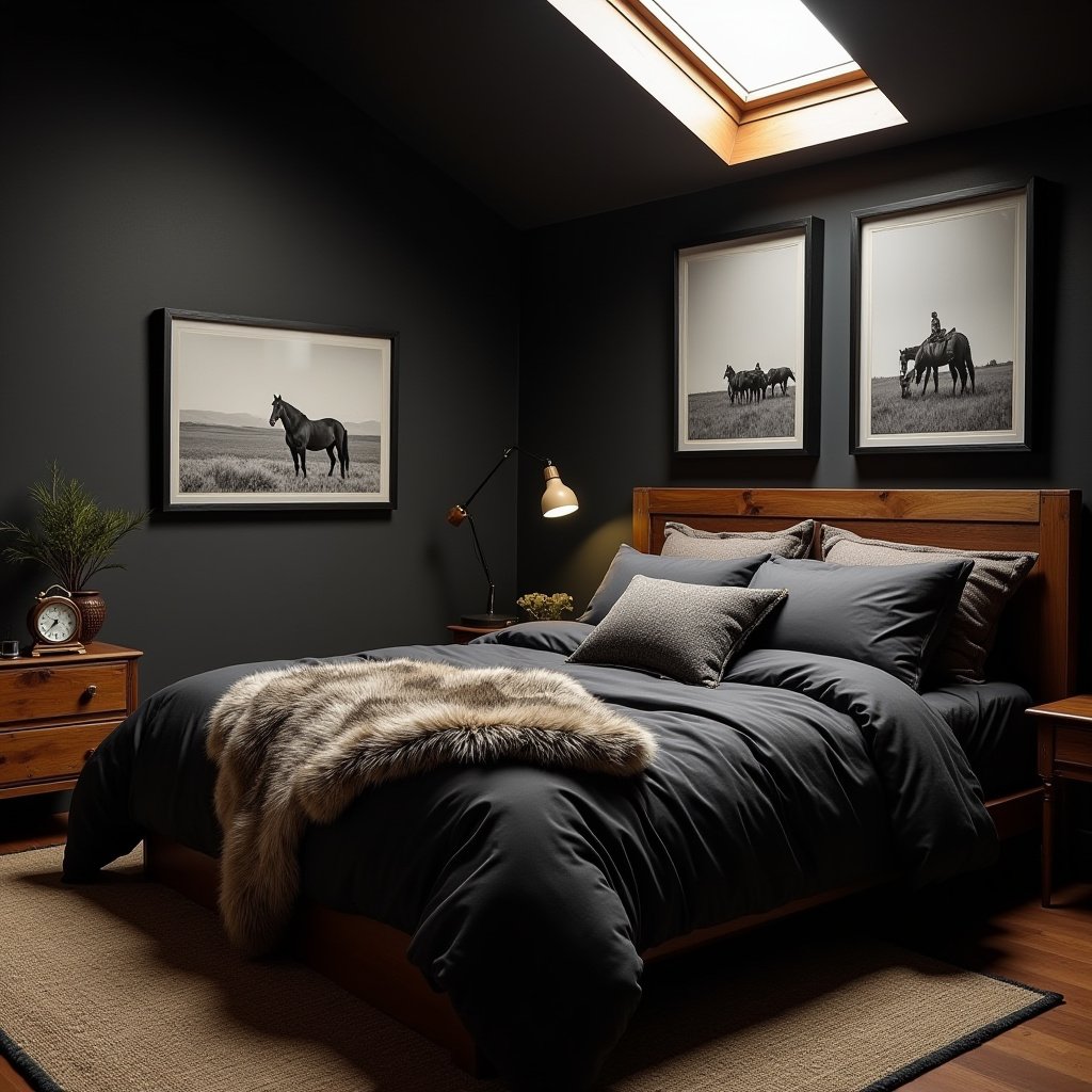 Dark Western Bedroom 6