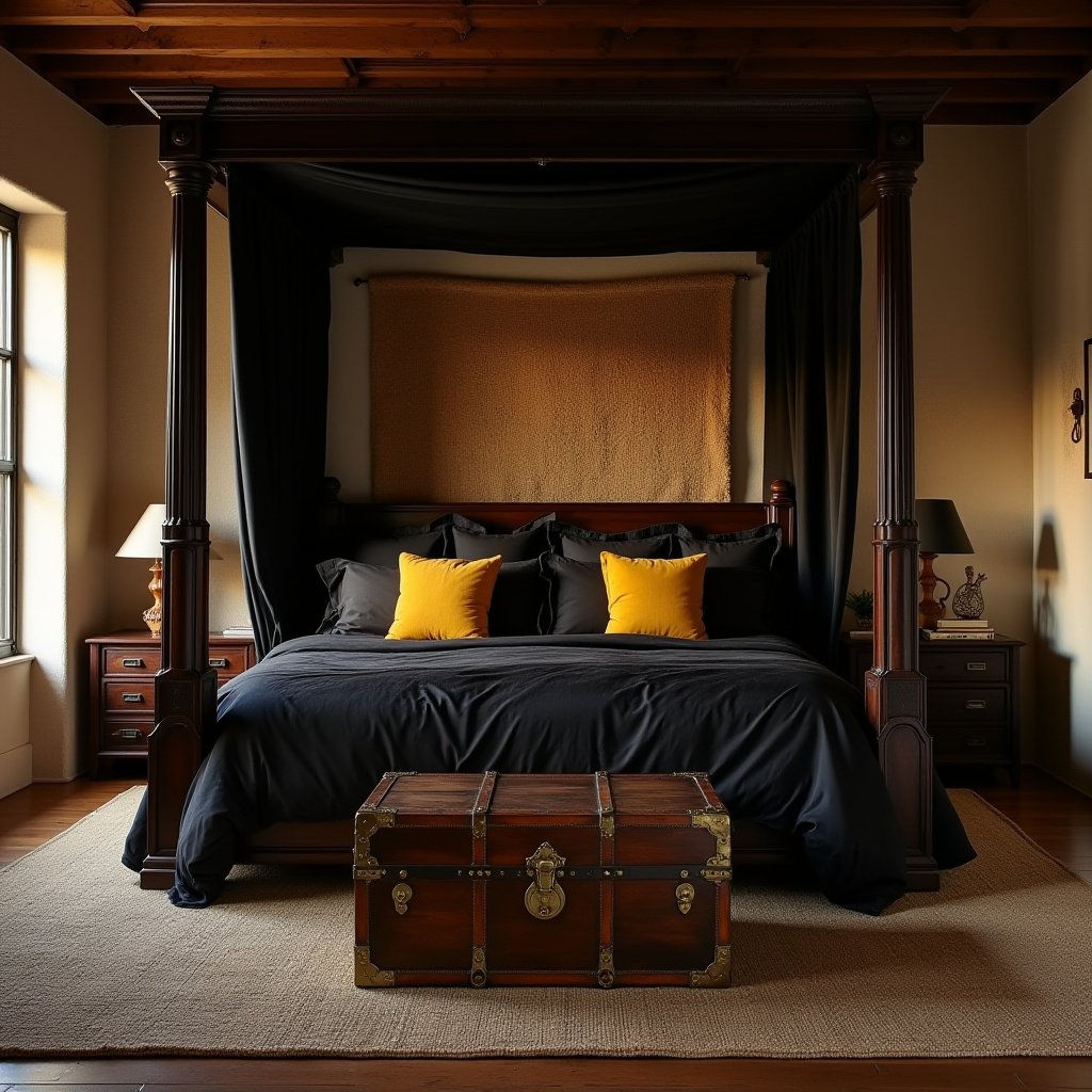 Dark Western Bedroom 7