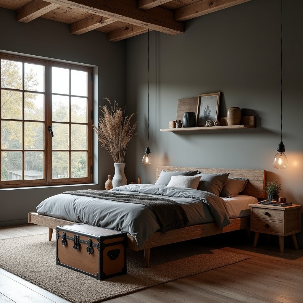 Dark Western Bedroom 9