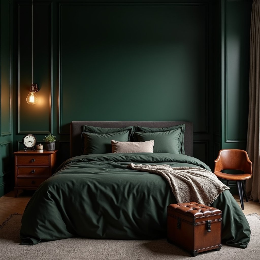 Dark And Moody Bedroom 10