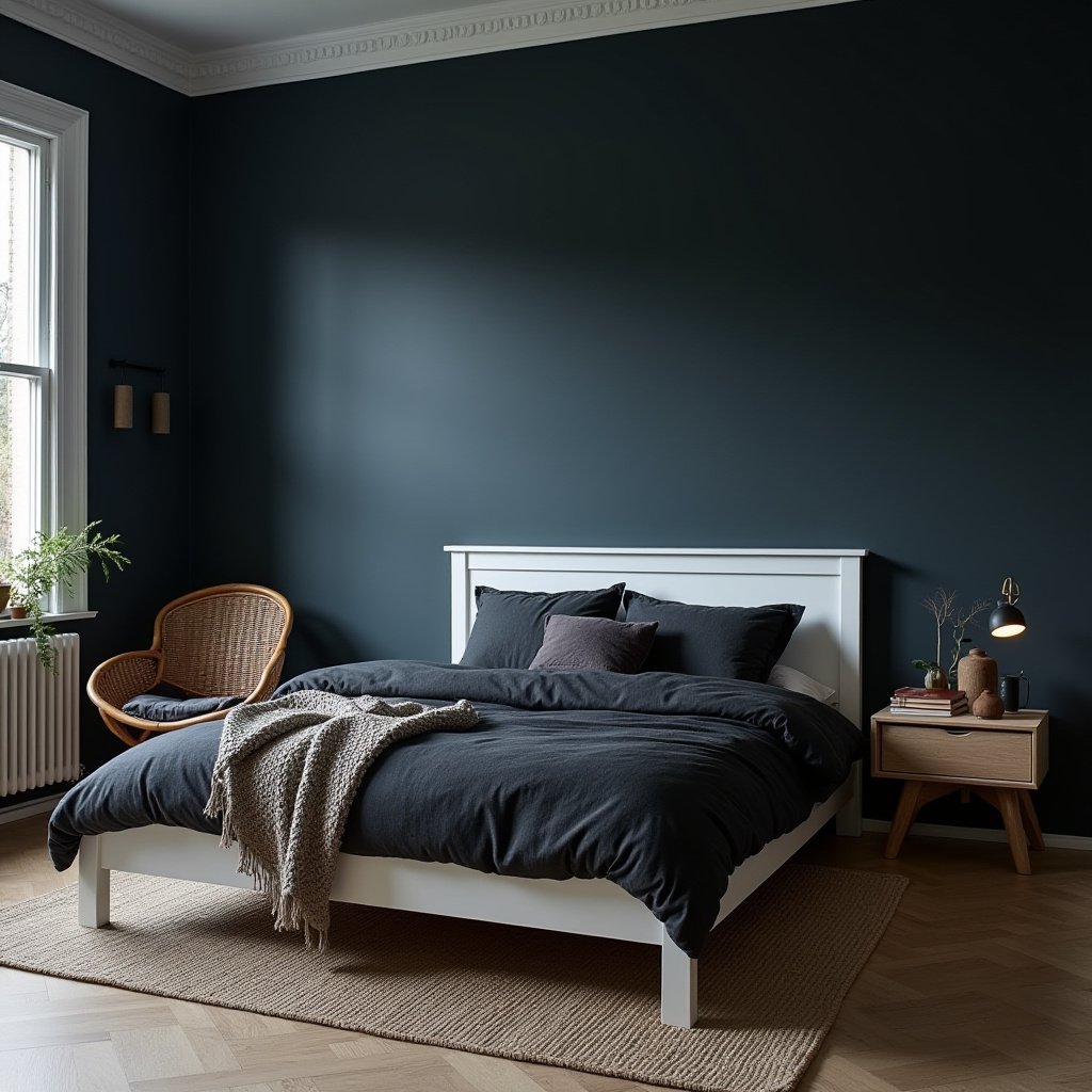 Dark And Moody Bedroom 13