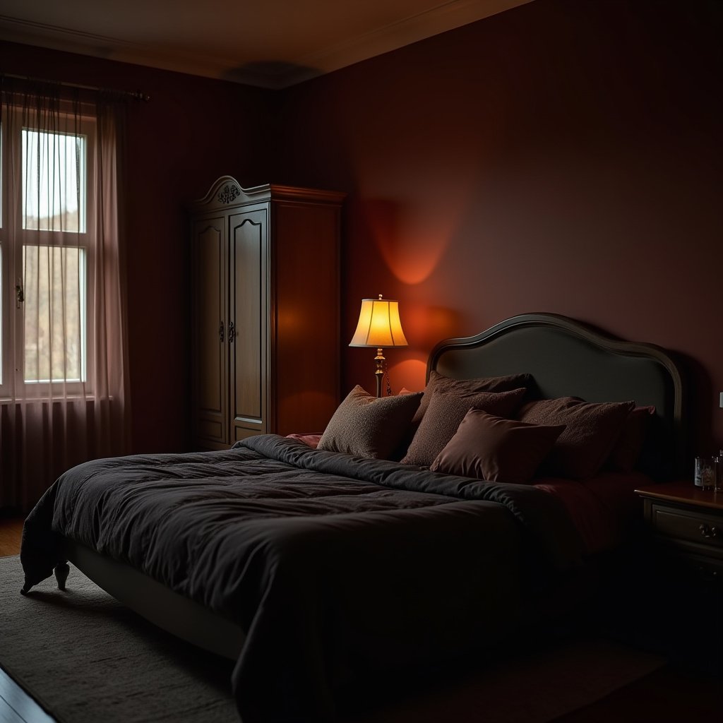 Dark And Moody Bedroom 14