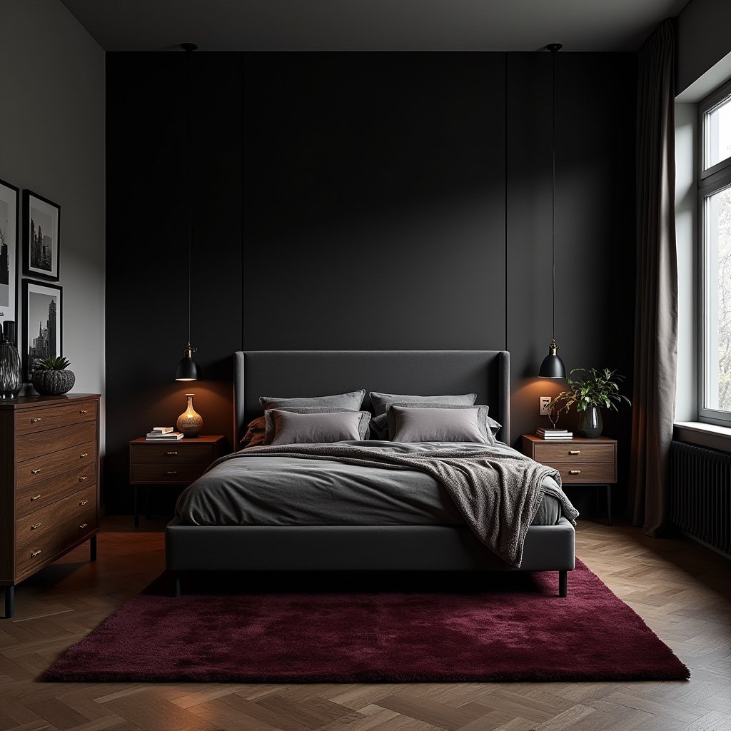 Dark And Moody Bedroom 3