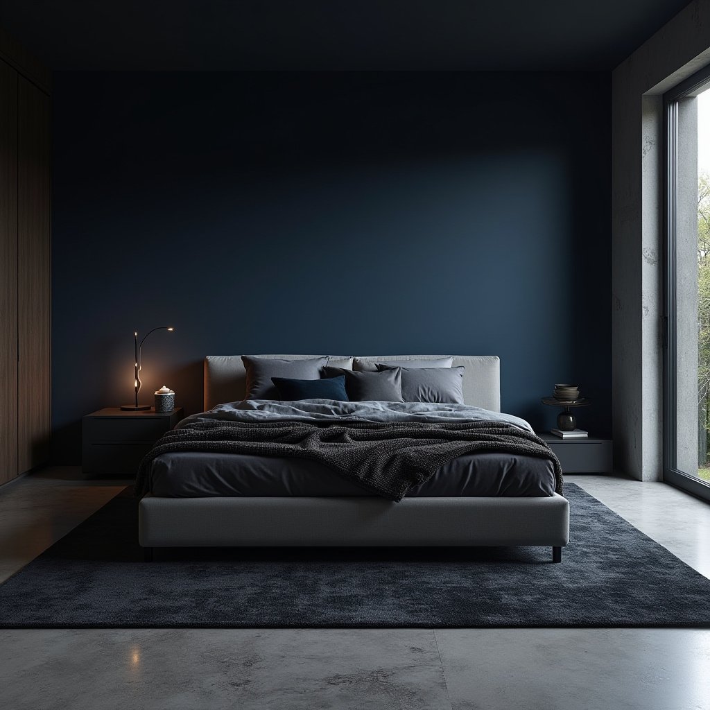Dark And Moody Bedroom 6