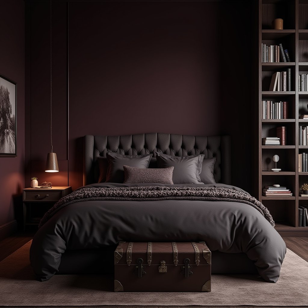Dark And Moody Bedroom 7