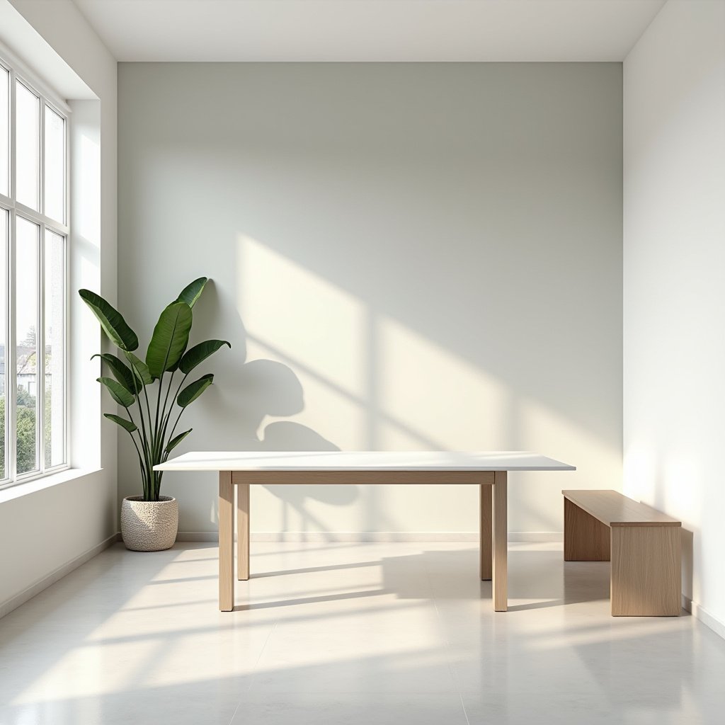 Dining Table With Bench 2