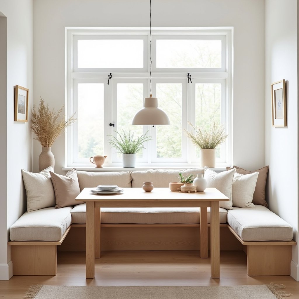 Dining Table With Bench 4