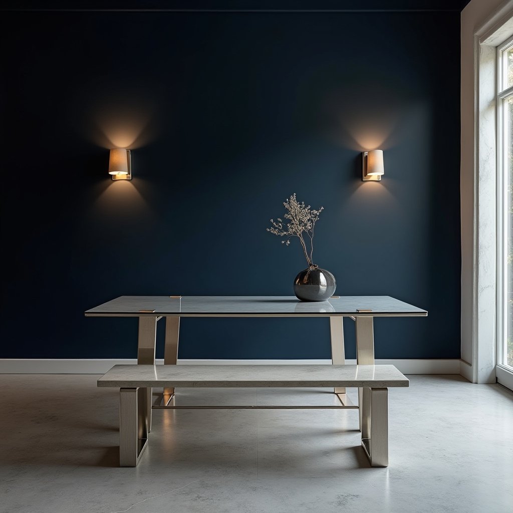 Dining Table With Bench 6