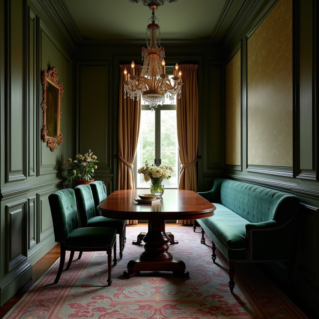 Dining Table With Bench 7