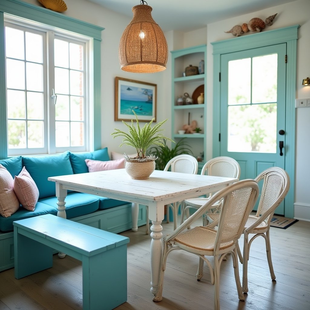 Dining Table With Bench 9