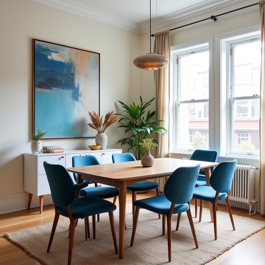 Eclectic Dining Room 12