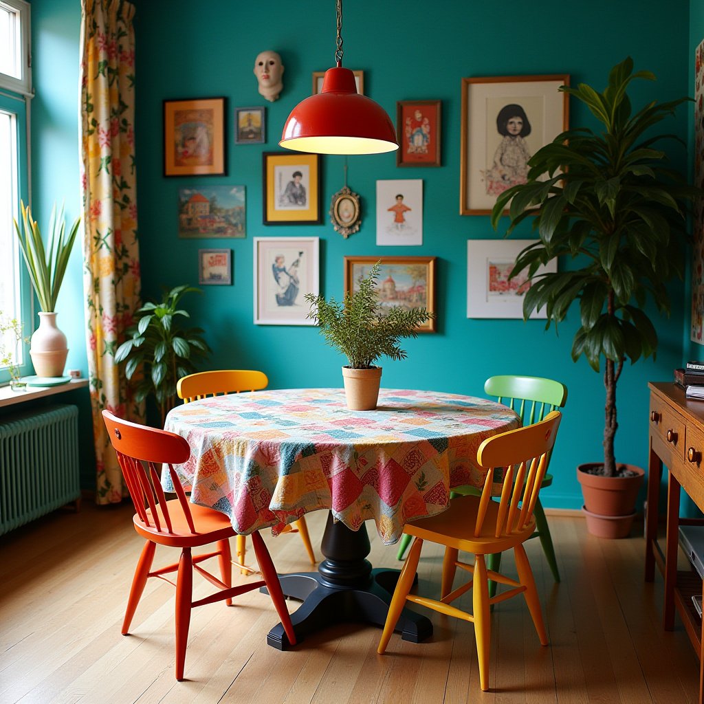 Eclectic Dining Room 18
