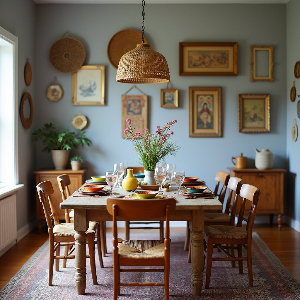 Eclectic Dining Room 6