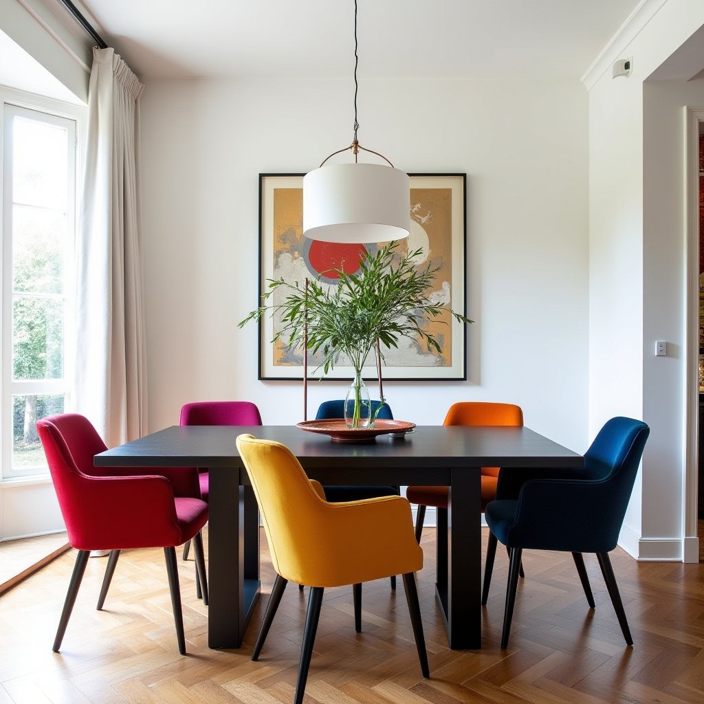 Eclectic Dining Room 7