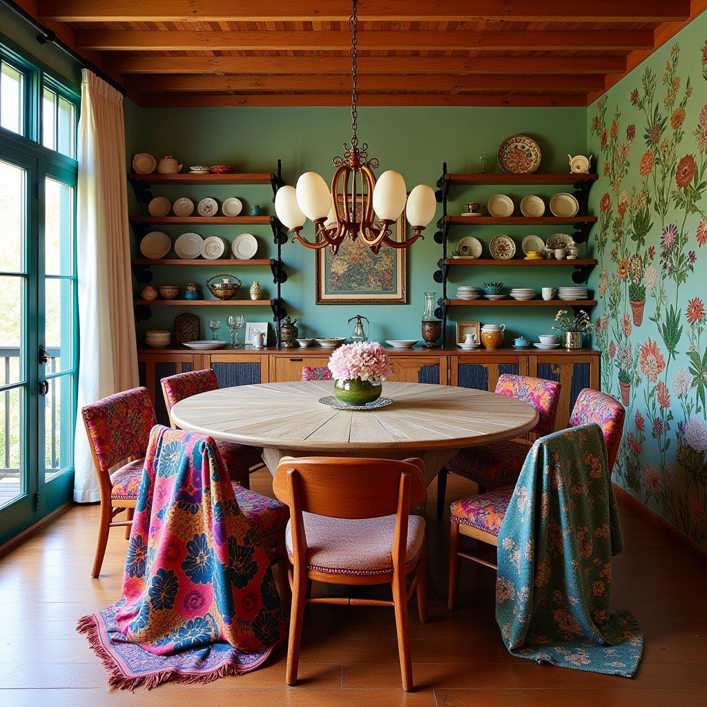 Eclectic Dining Room 8