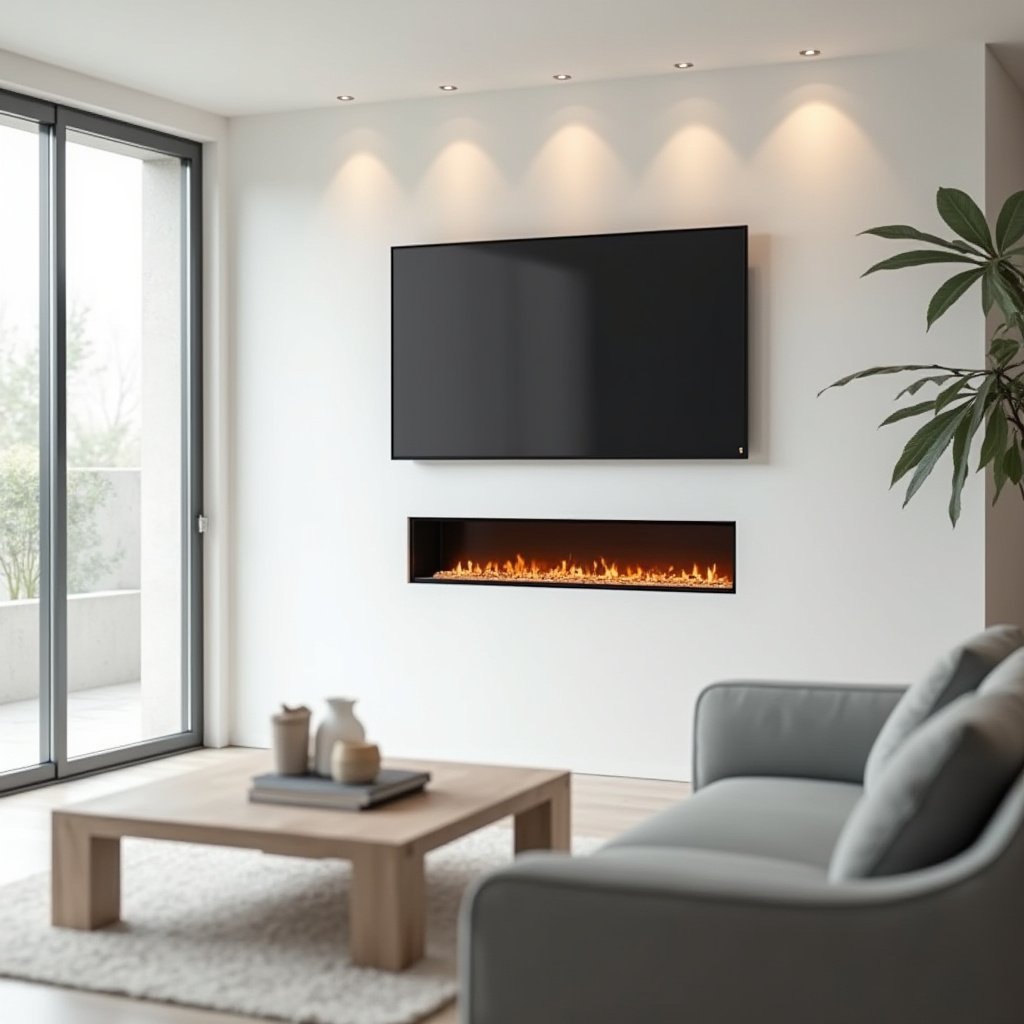 Electric Fireplace Ideas With Tv 10