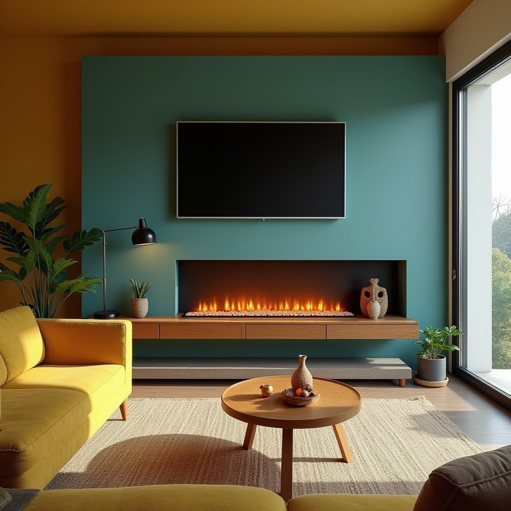 Electric Fireplace Ideas With Tv 13