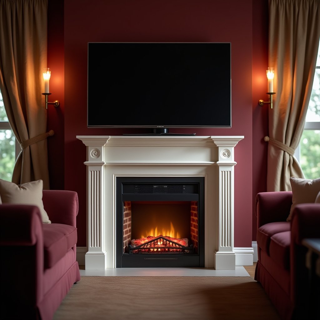 Electric Fireplace Ideas With Tv 14
