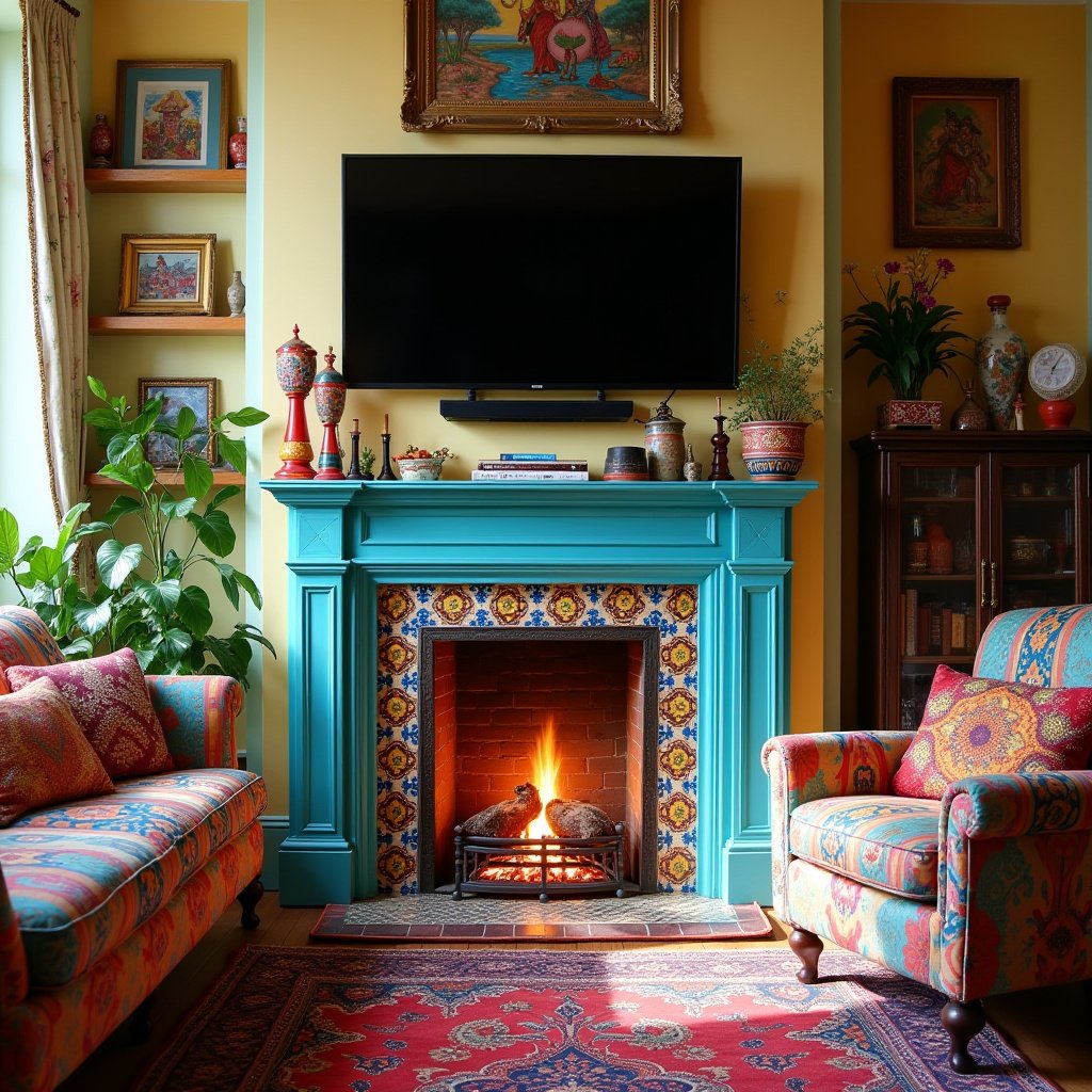 Electric Fireplace Ideas With Tv 15