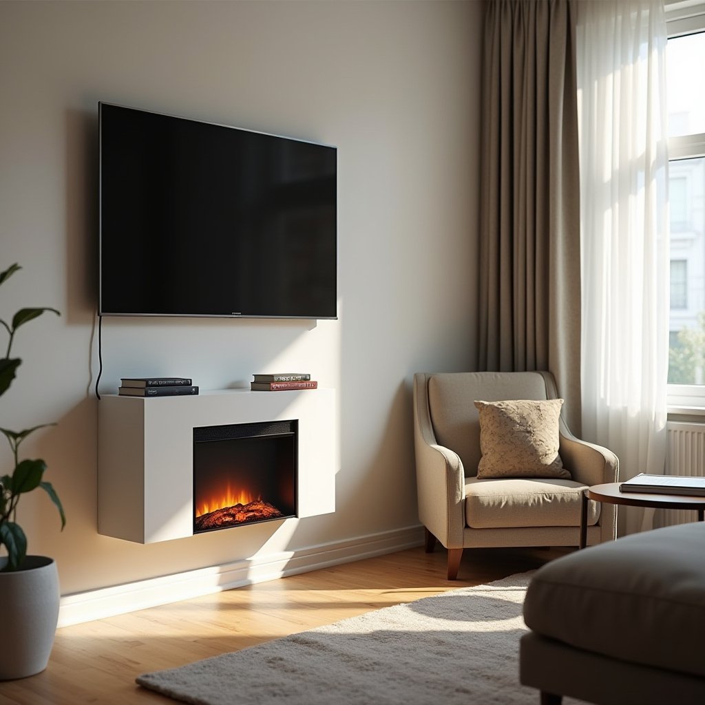 Electric Fireplace Ideas With Tv 17