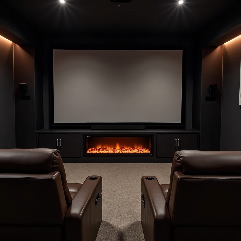 Electric Fireplace Ideas With Tv 19