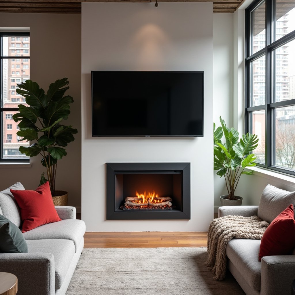 Electric Fireplace Ideas With Tv 20