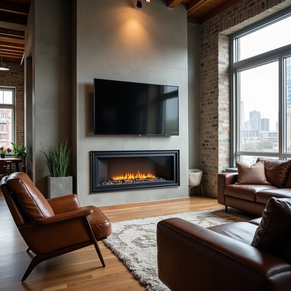 Electric Fireplace Ideas With Tv 4