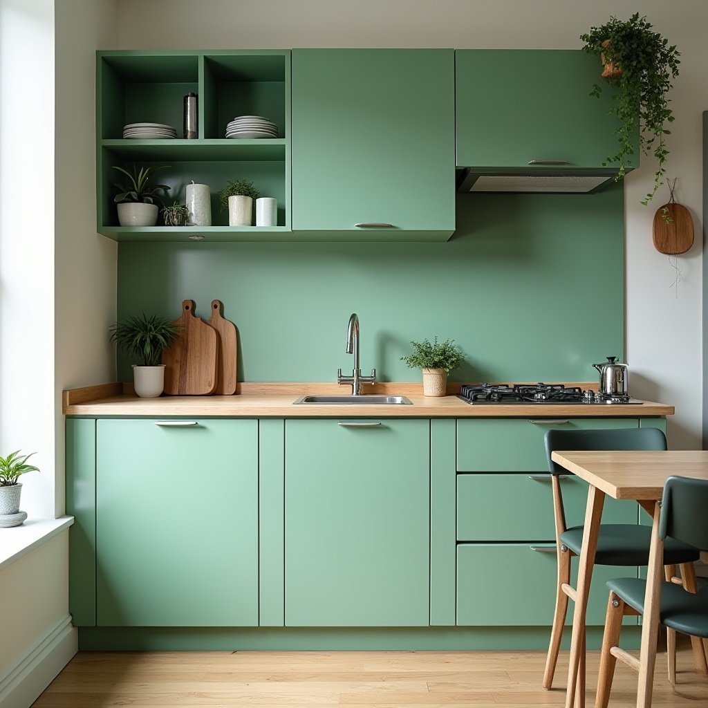 Emerald Green Kitchen 10