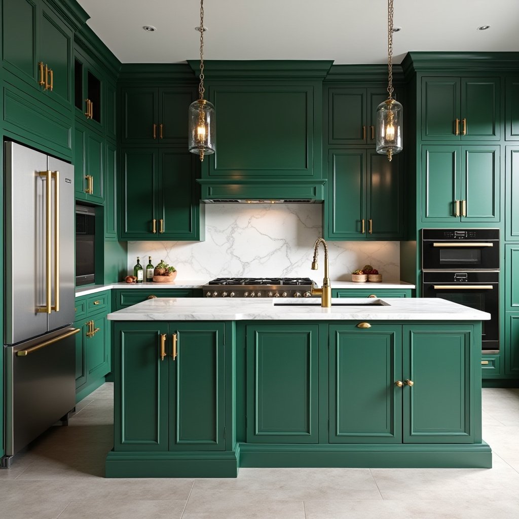 Emerald Green Kitchen 11