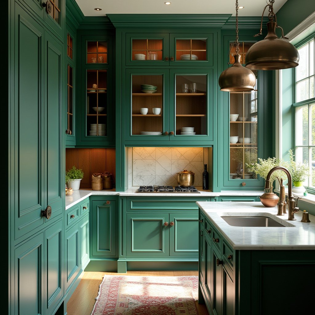 Emerald Green Kitchen 15