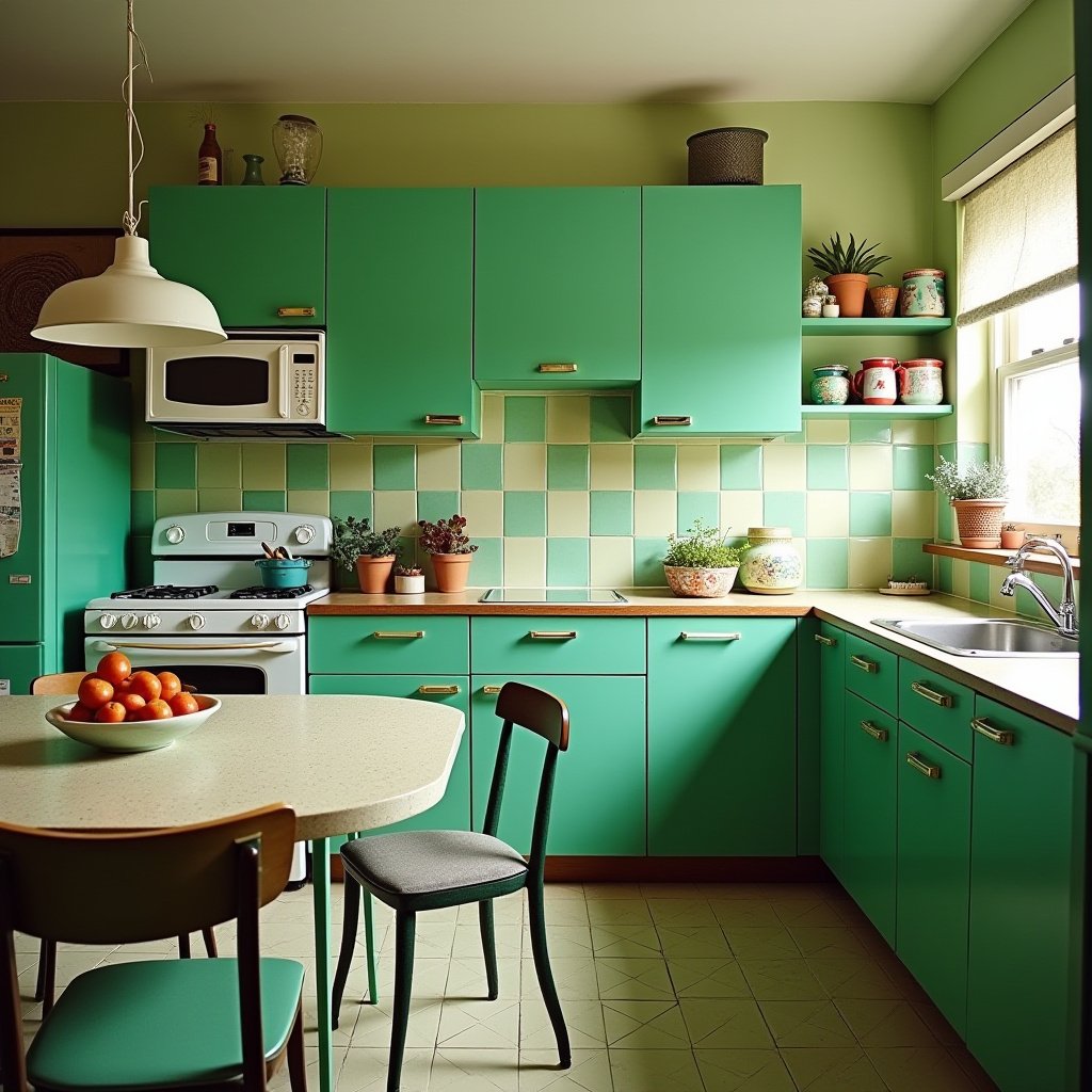 Emerald Green Kitchen 16