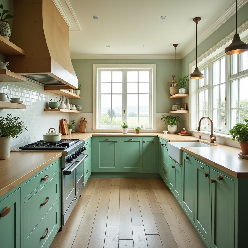 Emerald Green Kitchen 17