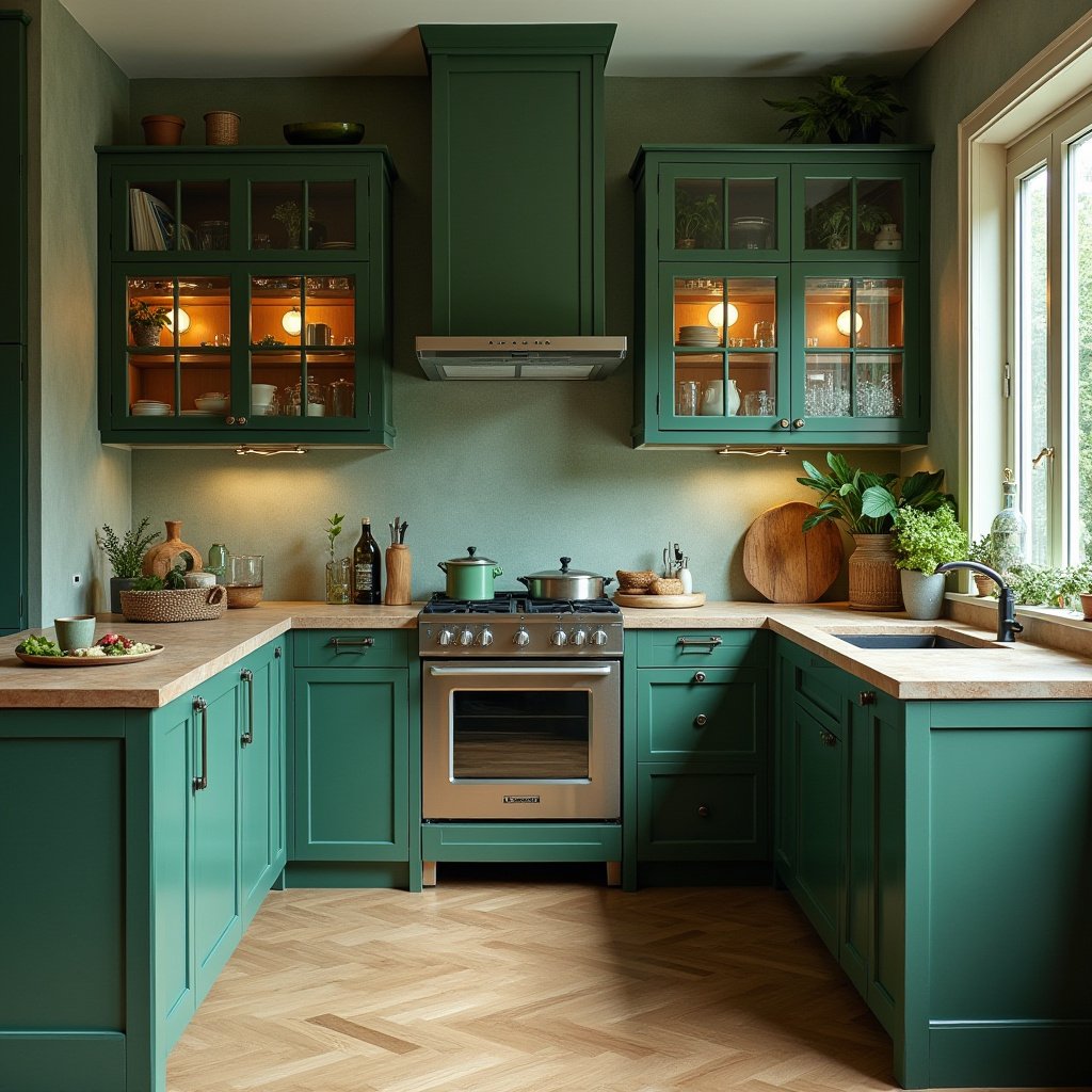 Emerald Green Kitchen 18