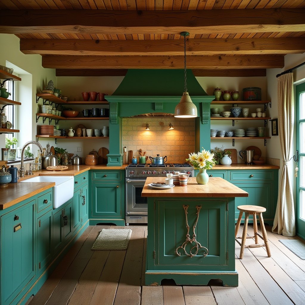 Emerald Green Kitchen 19