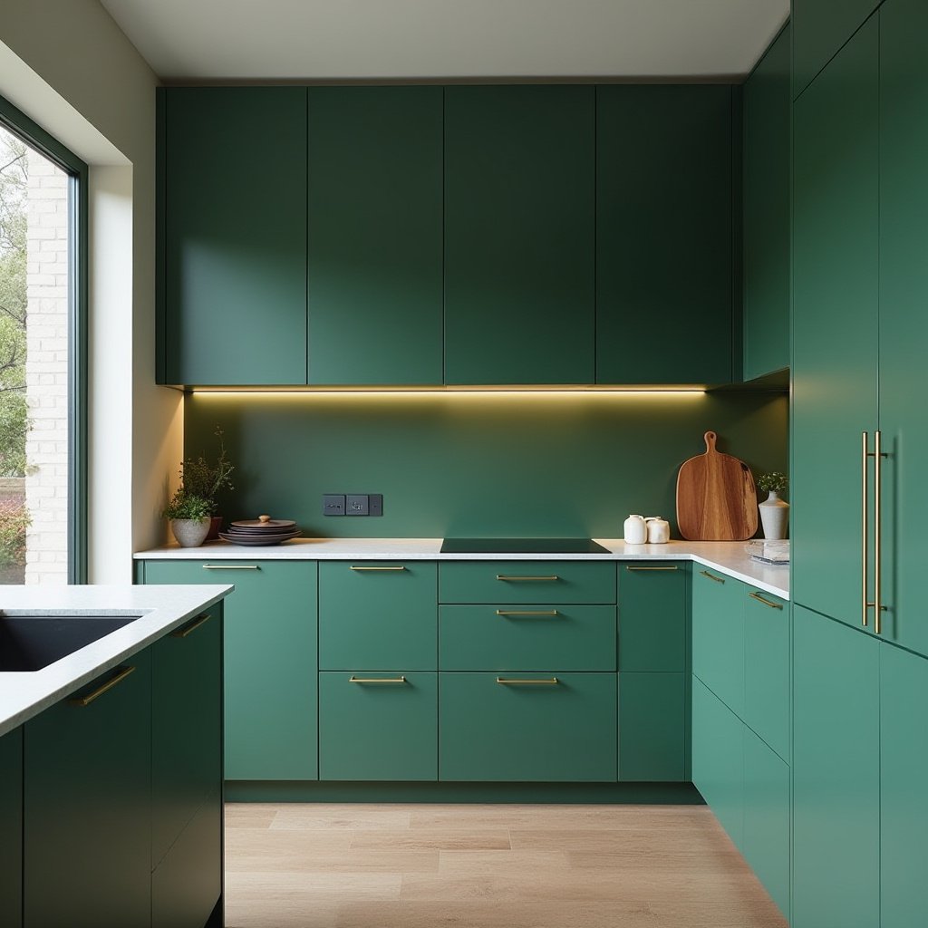 Emerald Green Kitchen 3