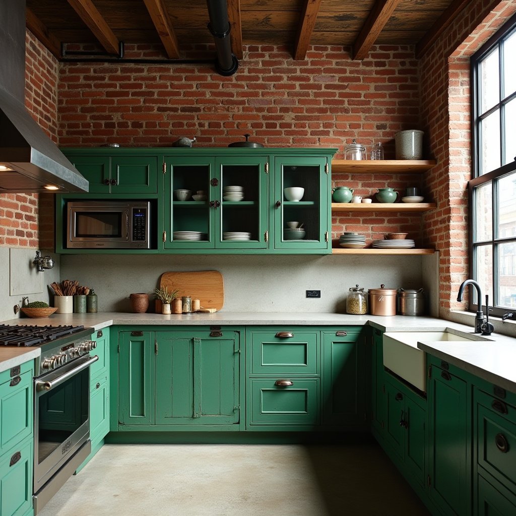 Emerald Green Kitchen 4