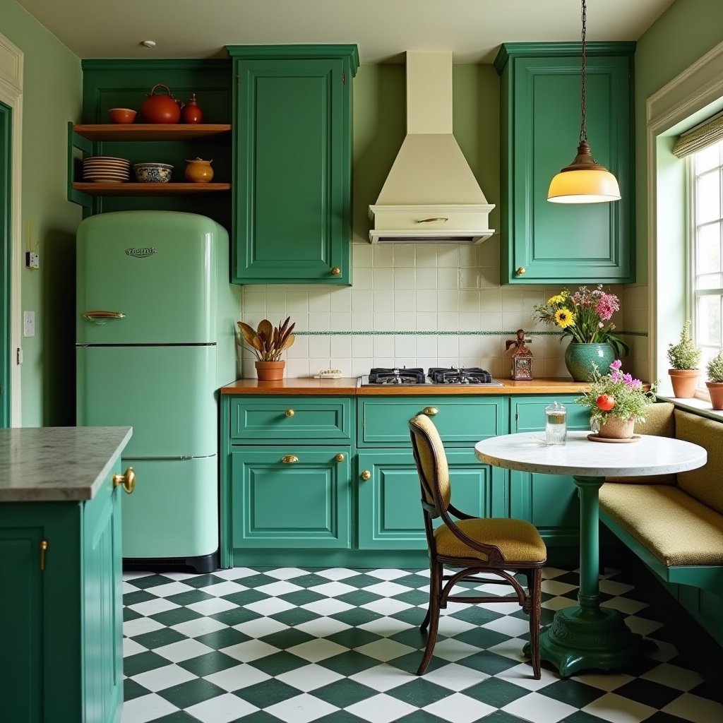 Emerald Green Kitchen 6