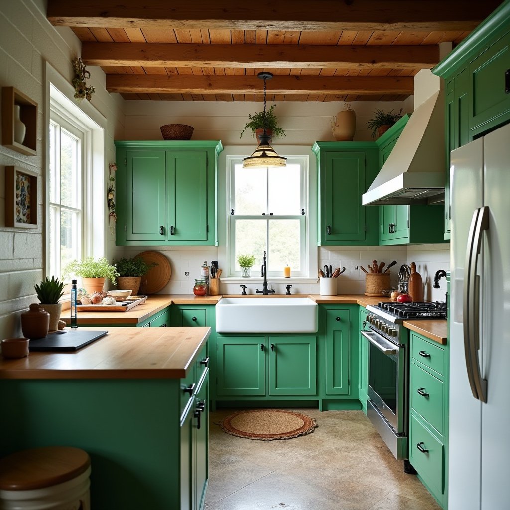 Emerald Green Kitchen 8