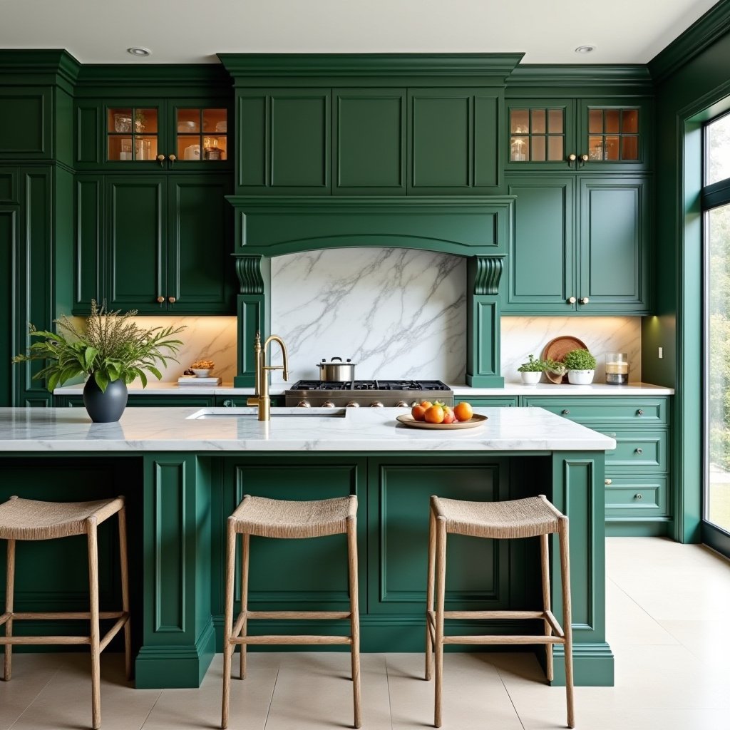 Emerald Green Kitchen 9