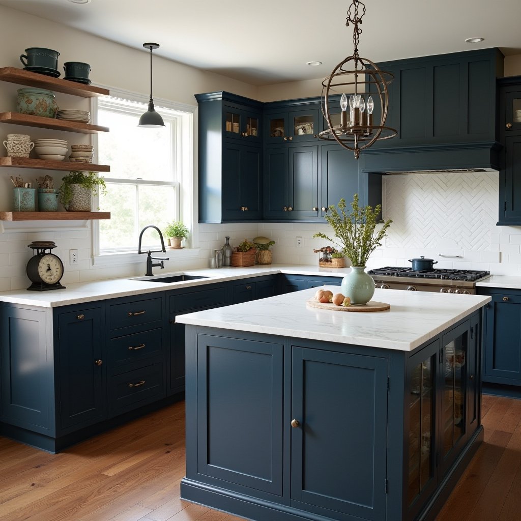 Farmhouse Kitchen Cabinets 16